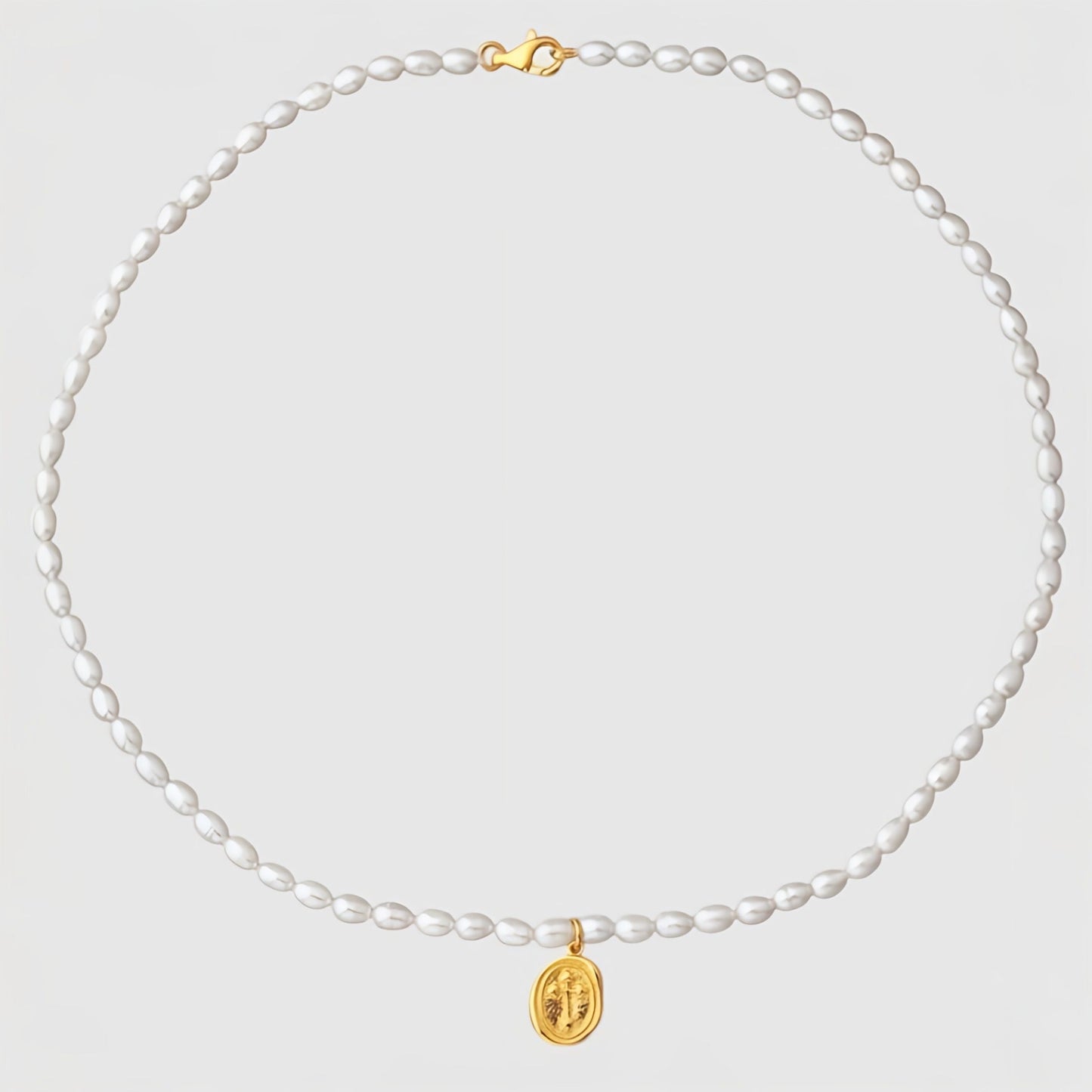 Cross Charms Pearl Necklace